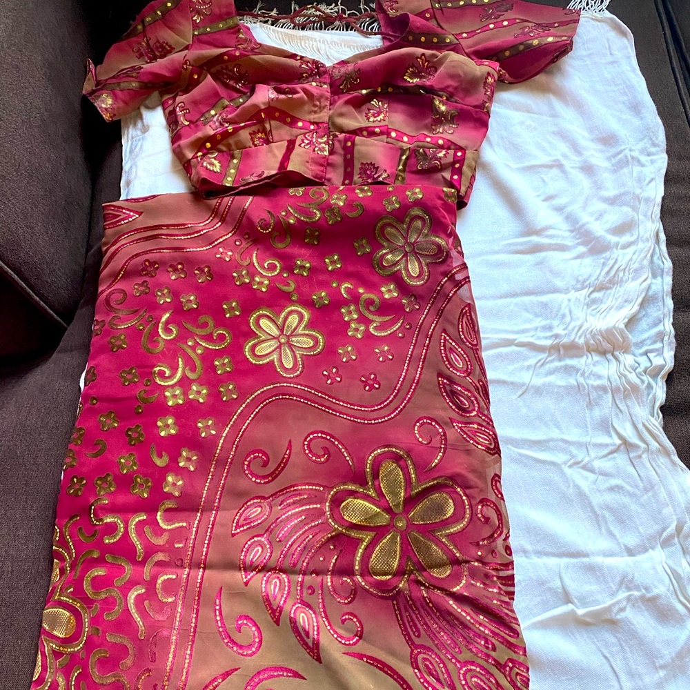 Saree with blouse